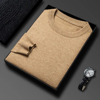 Men's Casual Sweater - Knitted Pullover With Diamond Pattern | Autumn Winter Wear