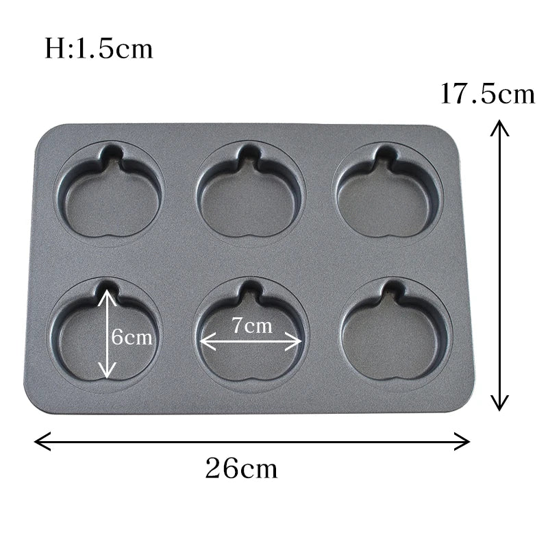 Carbon Steel Cake Pan | 8 Cavity Toast Bread Mold with Rolled Rim Edges & Eco Friendly Bakeware