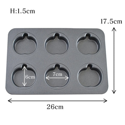 Carbon Steel Cake Pan | 8 Cavity Toast Bread Mold with Rolled Rim Edges & Eco Friendly Bakeware