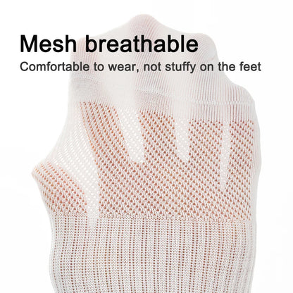 High Quality 6Pairs Men Socks Short Combed Cotton Mesh Breathable Odor proof and antibacterial Spring Summer for Male sock New