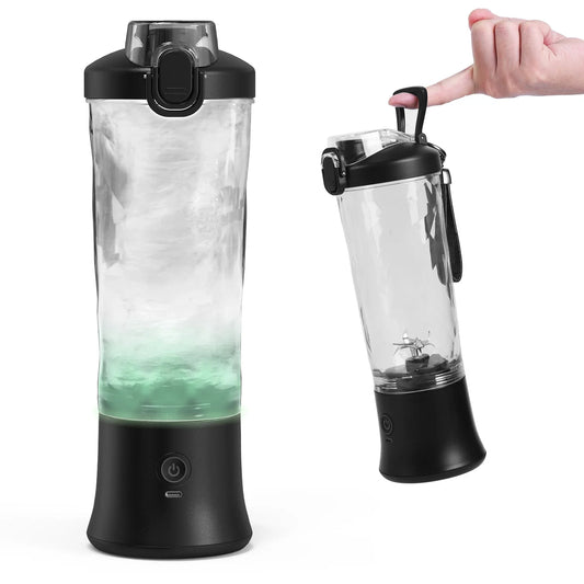 Portable 600ML Blender - USB Rechargeable Mini Juicer for Smoothies
