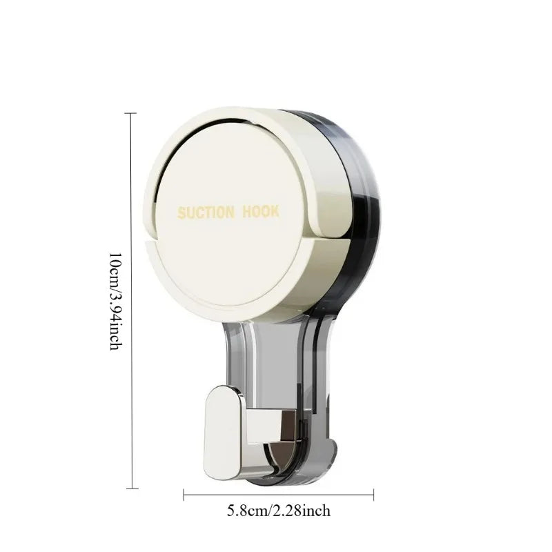 Wall Mounted Vacuum Suction Cup Hook - No-Drill Removable Key  Towel Hanger for Bathroom  Kitchen - ZOOMNSTORE