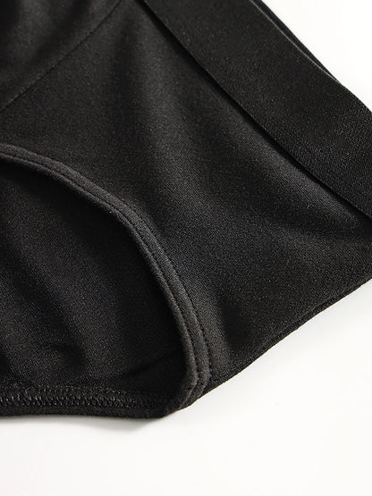4-piece men's triangle underwear, simple and comfortable for daily use. Four-color underwear set, all-season men's underwear