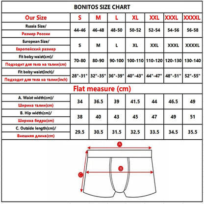 4pcs Men's Panties Sexy Underpants Mens Polyester Boxer Short Brand Underwear For Man Boxers Breathable Trunks M-XXXXL