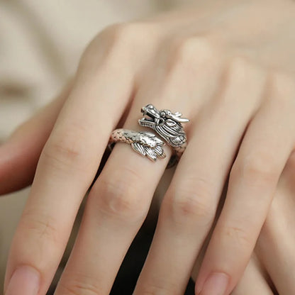 Sterling Silver Rings Adjustable Vintage Hip Hop Couples Silver Bands | Hollow Line Design