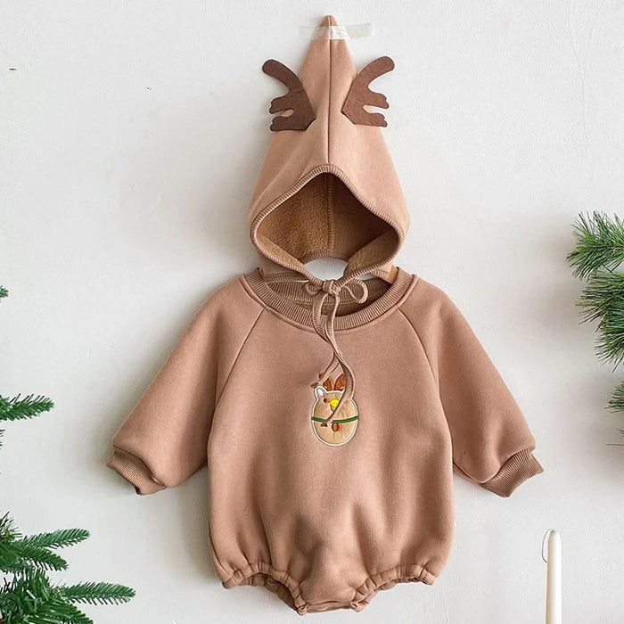 Christmas Baby Clothes – Newborn Bodysuits & Infant Jumpsuit Set With Cartoon Pattern