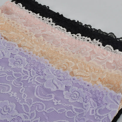 3Pcs Women's Panties Lace Triangle Panties Woman High Waist Plus Fat Plus Size Soft Comfortable and Breathable Female Underwear