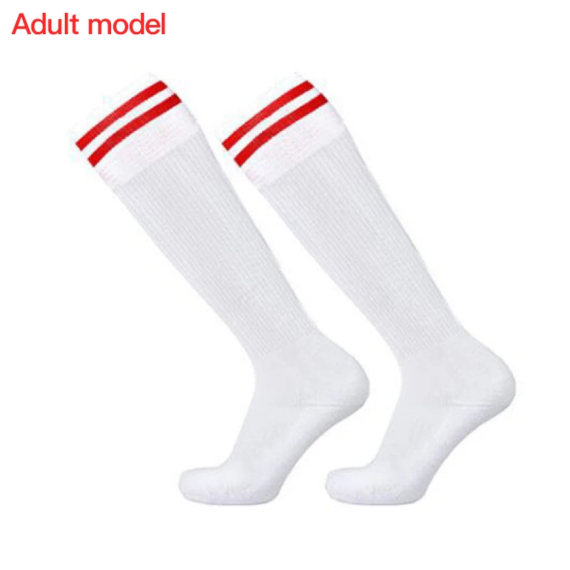 Adult Football Socks Hit Color Wear-resistant Children Kids Sport Long Socks Over Knee High Baseball Hockey Socks
