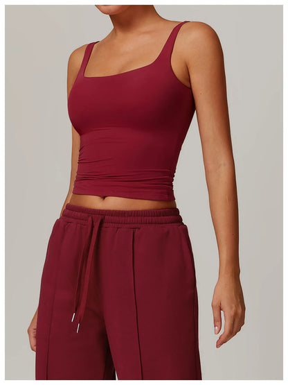 Women's Workout Tank – Breathable Yoga Tank Top | Quick Dry Running Tight Top