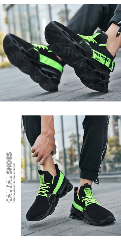 Sneakers Men Mesh Breathable Casual Men Shoes Unisex Light Soft Thick Sole Hole Couple Shoes Athletic Sneakers Women Shoes