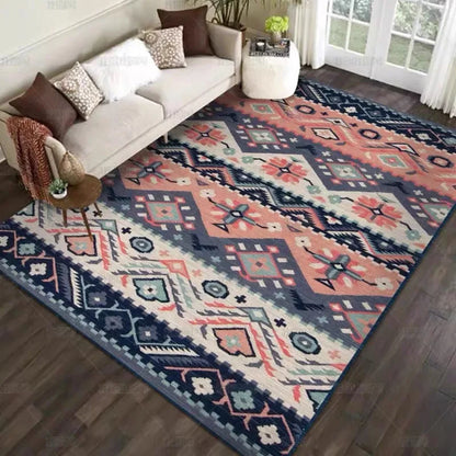 Velvet Carpet - Nordic Moroccan Style Crystal Velvet Rug | Dirt Resistant, Washable & Non Slip