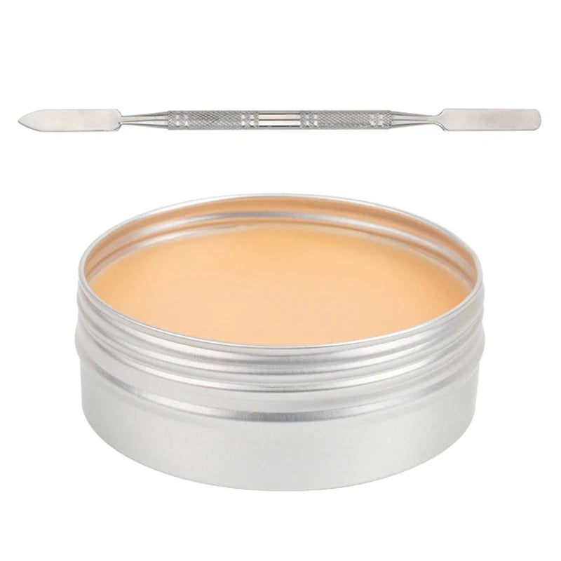 SFX Makeup Kit Scars Wax Halloween Special Effects Stage Fake Wound Skin Wax with Spatula Stipple Sponge Fake Wood Special - ZOOMNSTORE