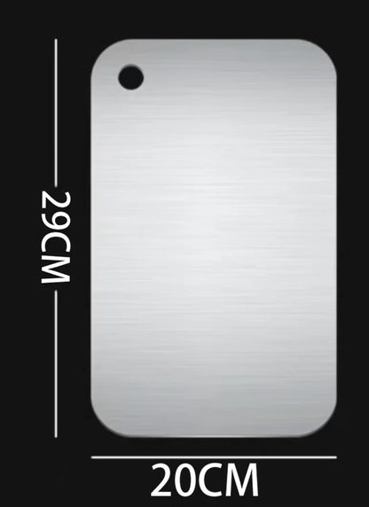 Titanium Cutting Board - Double-Sided Stainless Steel Chopping Board for Meat  Fruit - ZOOMNSTORE
