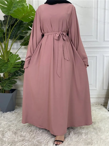 Modest Abaya Dress Ramadan Kaftan For Women | Elegant Muslim Maxi Robe