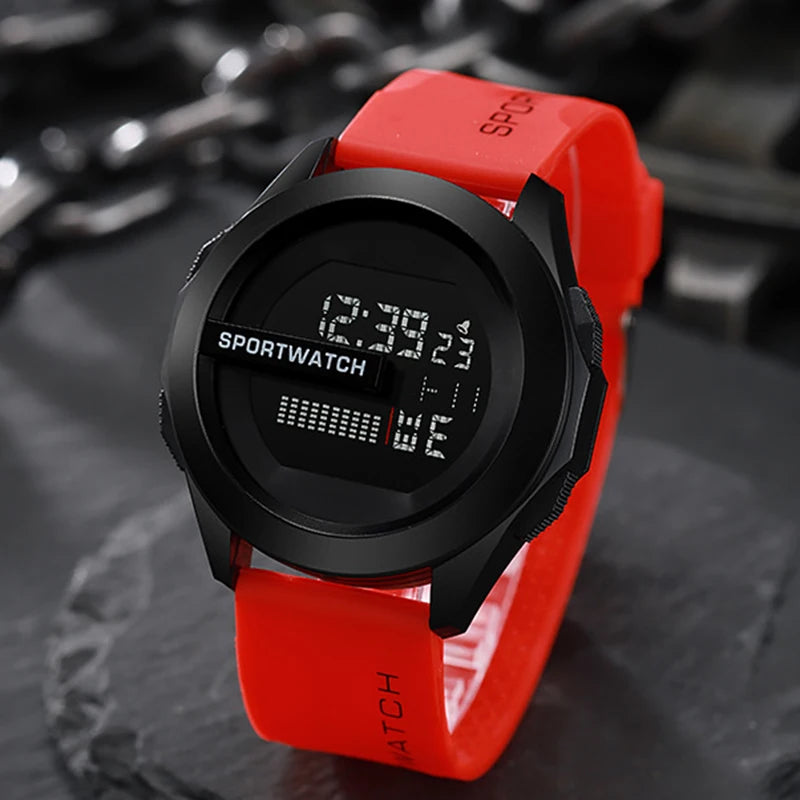 Military Digital Watch - Men's Sport Watch Waterproof LED Luminous Stopwatch
