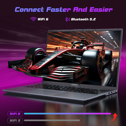 Gaming Laptop 16 Inch AMD Ryzen 7 Lightweight Backlit Keyboard Notebook - Windows 11 Pro
