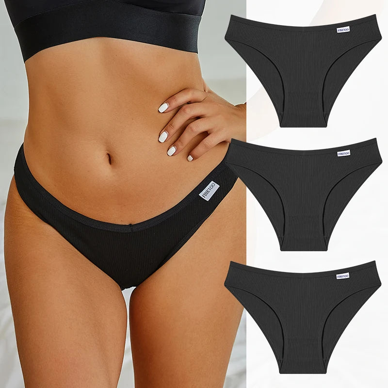 Cotton Women's Panties - Low Waist Briefs | Comfortable Soft Cotton Underwear