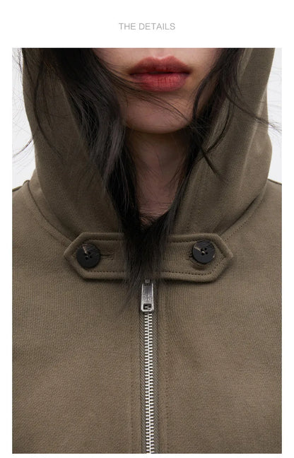 CHIC VEN Fashion Women Sweatshirts Solid Slim New Hooded Warm Female Jacket Short Sportswear for Woman Spring Autumn 2026