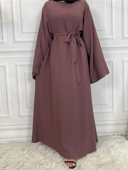 Modest Abaya Dress Ramadan Kaftan For Women | Elegant Muslim Maxi Robe