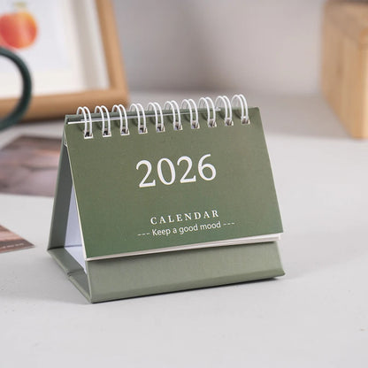 2026 Mini Desk Calendar Desktop Notepad Ornament Cute Simple Calendar,Christmas New Year Gift, Daily Planner Table Calendar