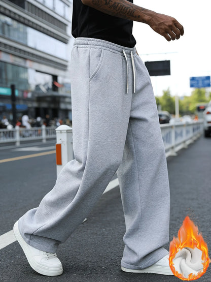 Men's Best-selling Casual Sports Pants, Loose Fitting Drawstring Design, Jogging Pants, Streetwear and Outdoor Activities