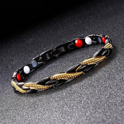 New Dragon Pattern Twisted Healthy Magnetic Magnet Bracelet for Women Power Therapy Magnets Bracelets Bangles for Women Men