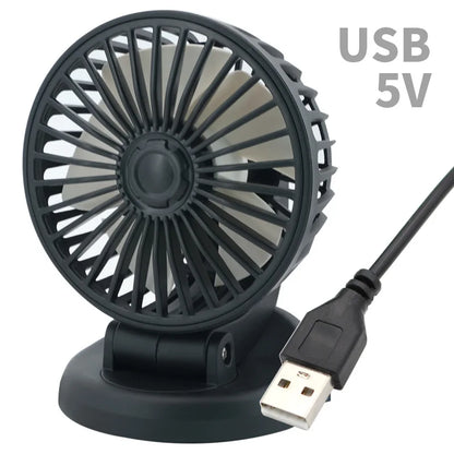 12V Automotive Fan Car Fan 24V 360° Adjustable 3-Head Air Fan Low Noise Multifunctional Temporary Parking Fan for Auto Vehicles