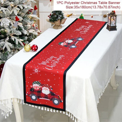Christmas Table Runner - Holiday Decor for Home 2024  New Year Gift 2025