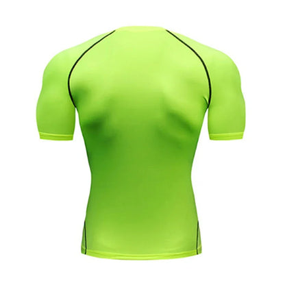 Men's Compression Shirt - Breathable Bodybuilding Tee | Quick Dry Workout Top