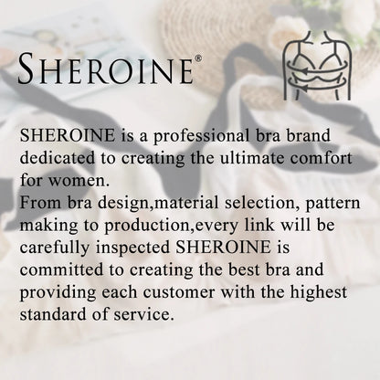 Sheroine Plus Size Floral Lace Underwire Bra, Minimizer Full Coverage Non Padded Cup for Everyday Support & Comfortable Wear