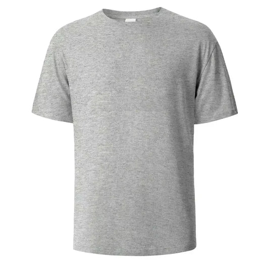 2026 New Eco Friendly Comfortable Pure White Heavy T Shirt Mens Summer Pure Cotton Short Sleeve Unisex Streetwear Fashion
