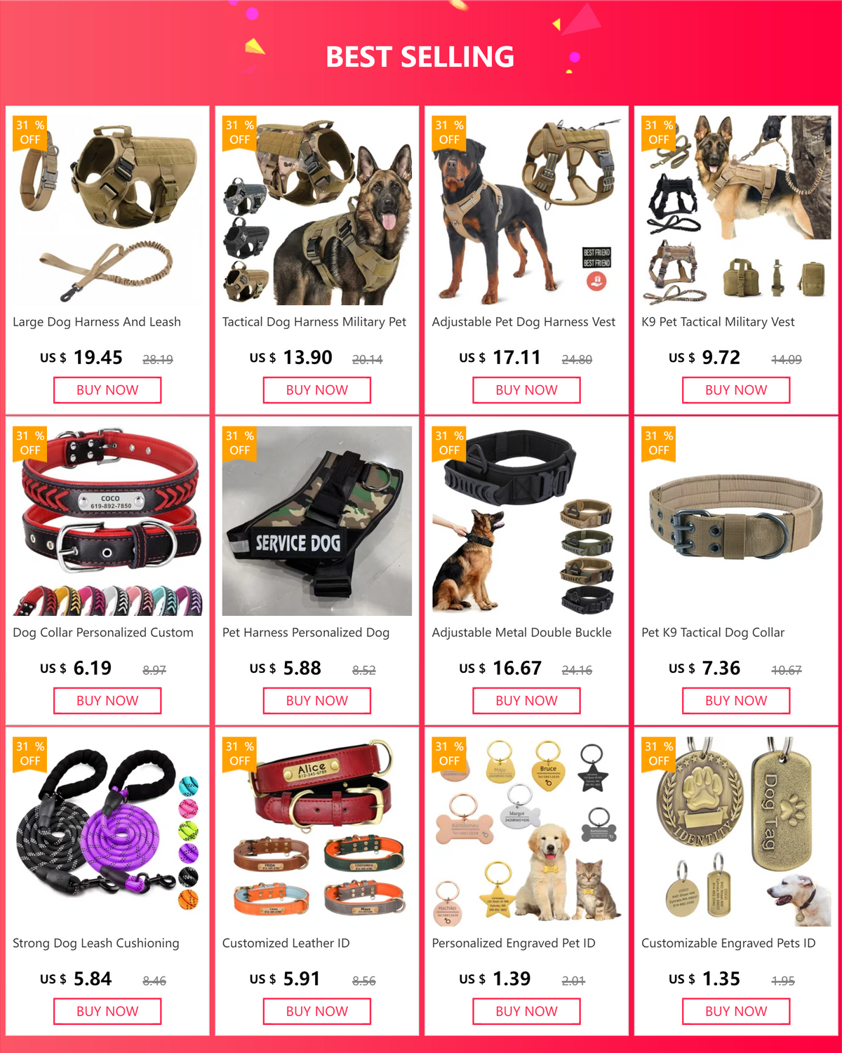 Tactical Military Vest Pet German Shepherd Golden Retriever Tactical  Training Dog Harness and Leash Set For All Breeds Dogs