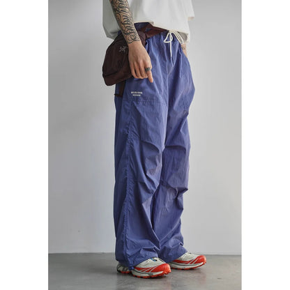 Lightweight Quick Dry Outdoor Work Trousers For Men Women Summer Casual Loose Straight Leg Long Pants Mountain Hiking Bottoms