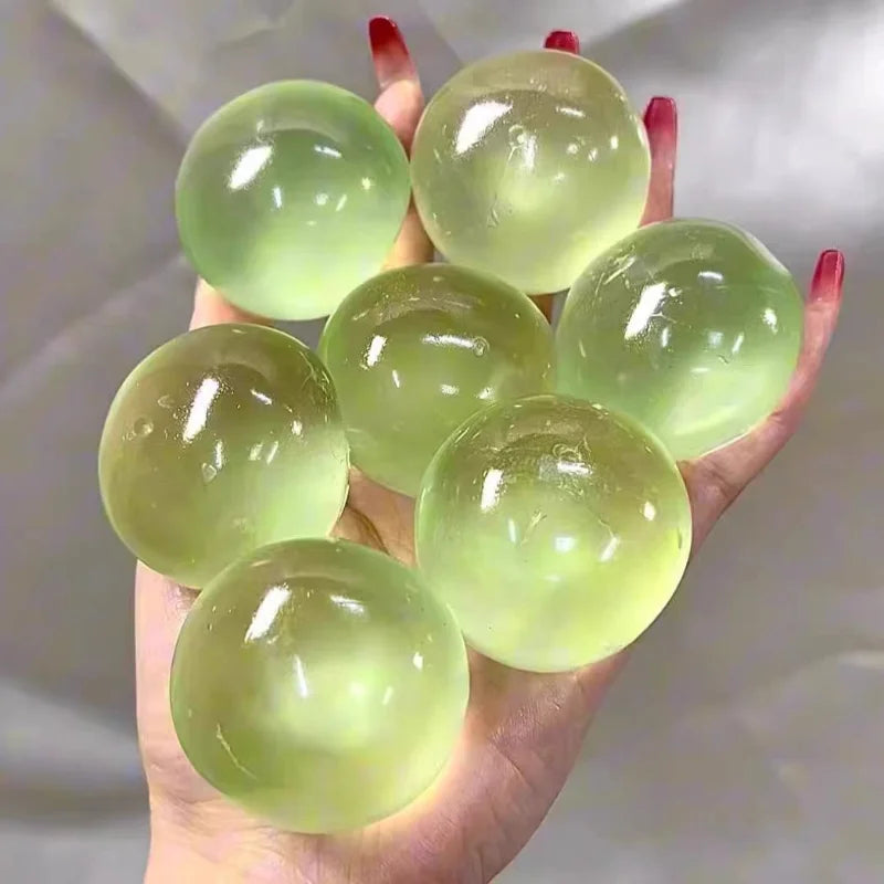 1/3pcs Cute Translucent Coconut Oil Squeeze Ball Appearance Plasticity Slow Rebound Stress Relief Fidget For Kids & Adult 6*6CM