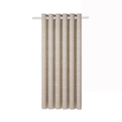 Light Blocking Curtain - Thermal Blackout Curtains for Bay Windows | Heavy Cotton, Double Layer