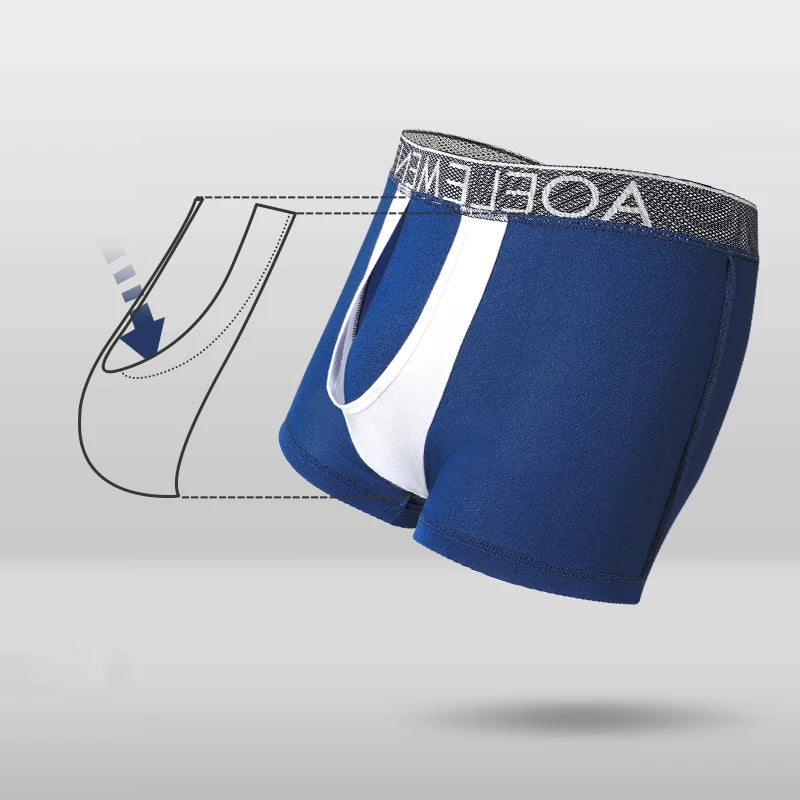 Mens U Convex Anti-Move Underpants - Varicose Scrotal Pouch Support