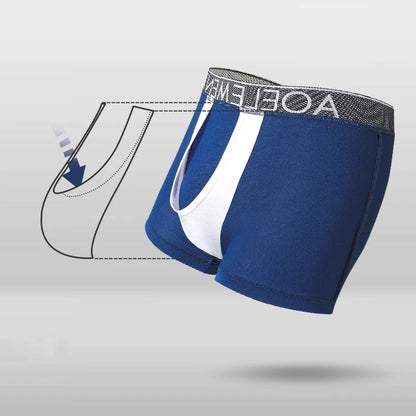 Mens U Convex Anti-Move Underpants - Varicose Scrotal Pouch Support