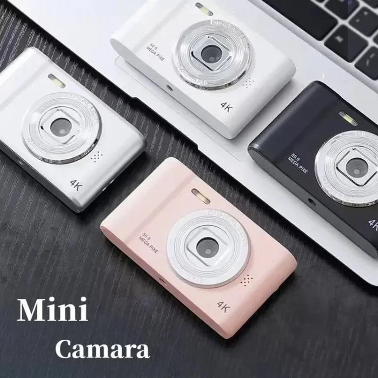 4K Digital Camera – Travel Selfie Camera with 50 Megapixels, HD Photography & 2.4 Inch Screen