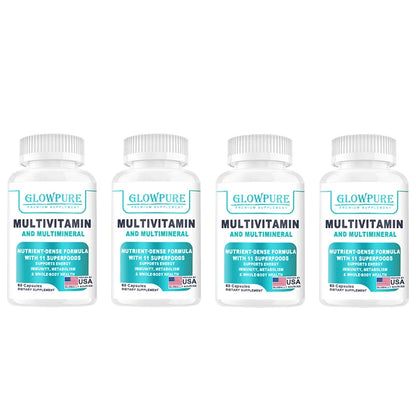 Organic Multivitamin for Women - Whole Food with B-Complex, Vitamin C, D3 & K2 for Immunity, Stress, Hair, Skin & Nails