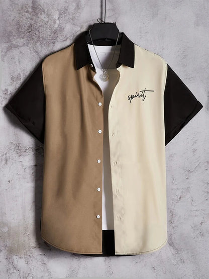 Hawaiian Men's Shirt Summer Outdoor Beach Men's Short-sleeved Shirt Urban Everyday Casual Men's Shirt Street Fashion Men's Shirt