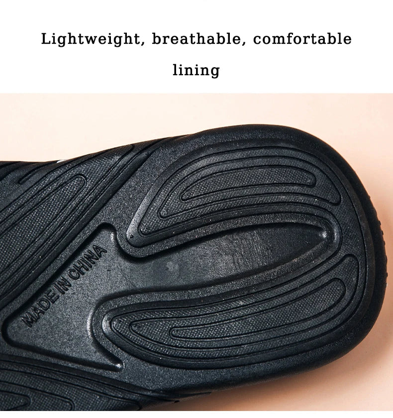 2025 Summer Flip Flops Men Beach Sandals Anti-slip Breathable Casual Men Beach Slippers Outdoor Big Size 45