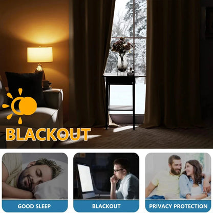 Blackout Curtains | Custom Thermal Waterproof Soundproof Curtains for Bedroom & Living Room