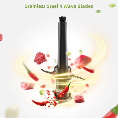 3-in-1 Food Processor - 700W Portable Juicer Blender  Chopper