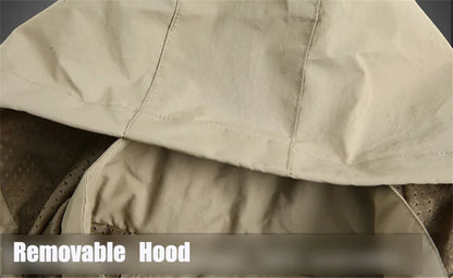 Waterproof Windbreaker Jackets Men Naturehike Casual Hiking Tactical Jacket Women Multi-pocket Hooded Fishing Windproof Coat