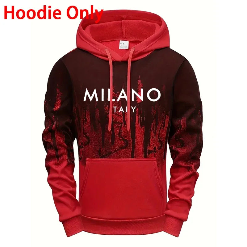 Mens Set/Hoodie/Pants Italy Fashion Hoodie and Sweatpants Fall Winter Casual Sports Tracksuit Outdoor Hooded Jogger Outfit S-4XL