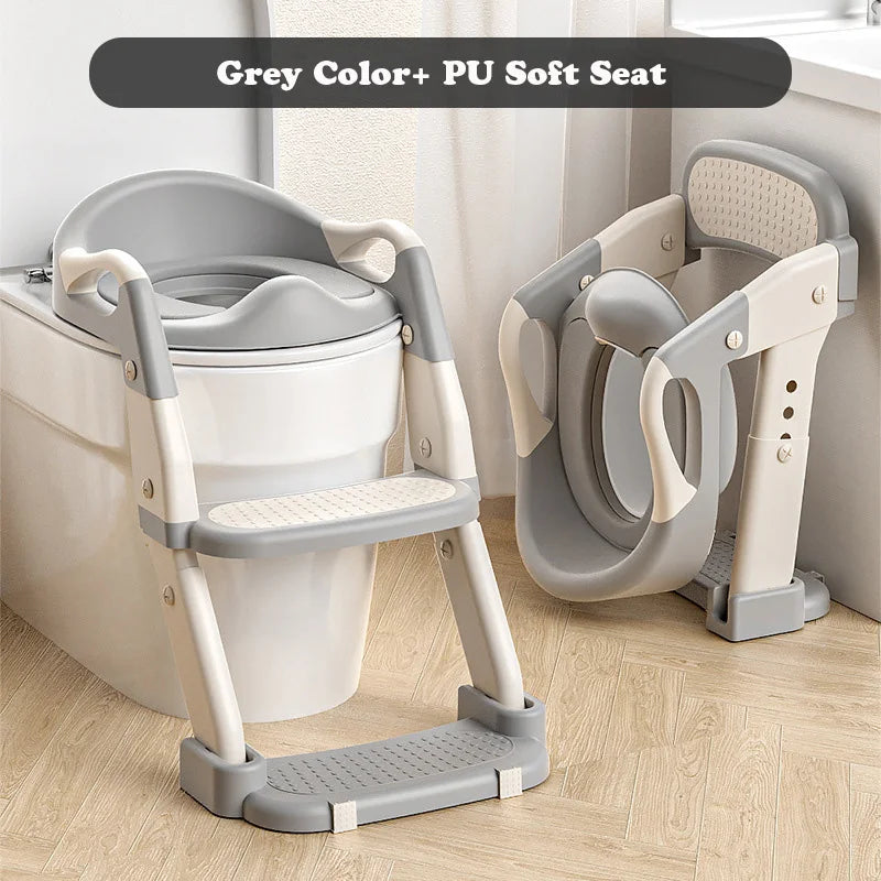 Baby Potty Training Seat - Portable Child Urinal & Kids Toilet Step Stool