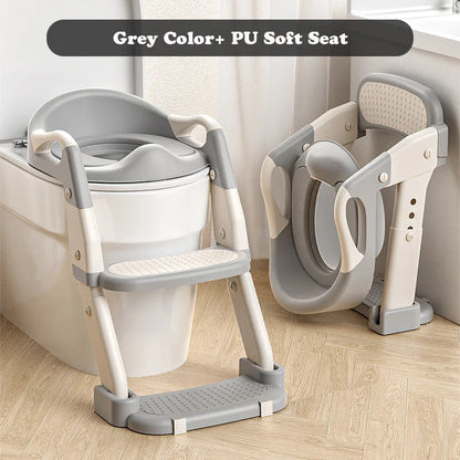Baby Potty Training Seat - Portable Child Urinal & Kids Toilet Step Stool
