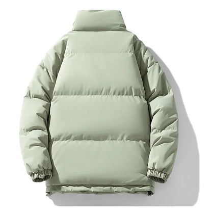 8XL Puffer Jacket Men Thick Warm Parka Plus Size Quilted Jacket Solid Outwear Coats Loose Cotton-padded Men's Clothing Top