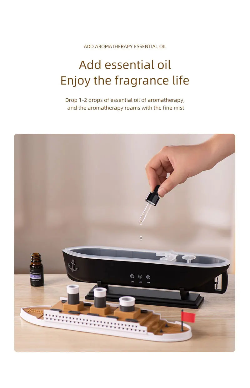 Ultrasonic Jellyfish Humidifier  Aroma Diffuser with Remote Control and Colorful Lighting