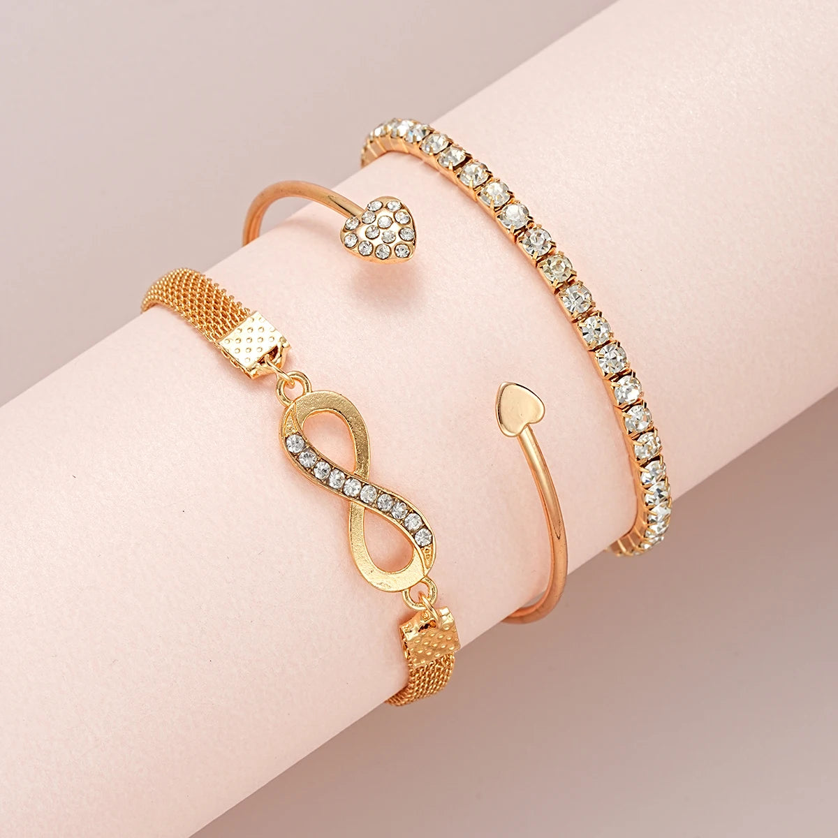 73 Pcs/Set Fashion Metal Earrings Necklaces Bracelets Ankles Rings Combinations Jewelry Sets For Women's Gifts 2024 New